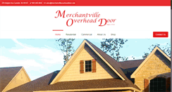 Desktop Screenshot of merchantvilleoverheaddoor.com